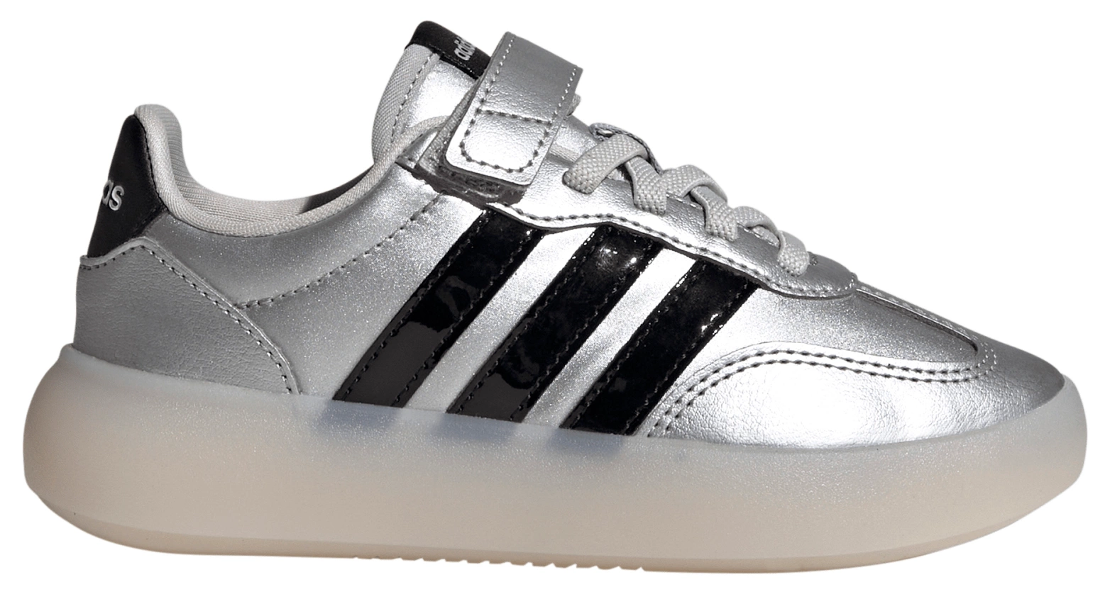 adidas Kids' Preschool Barreda Decode Shoes - Silver Met/Core Black/Chalk White - View 1