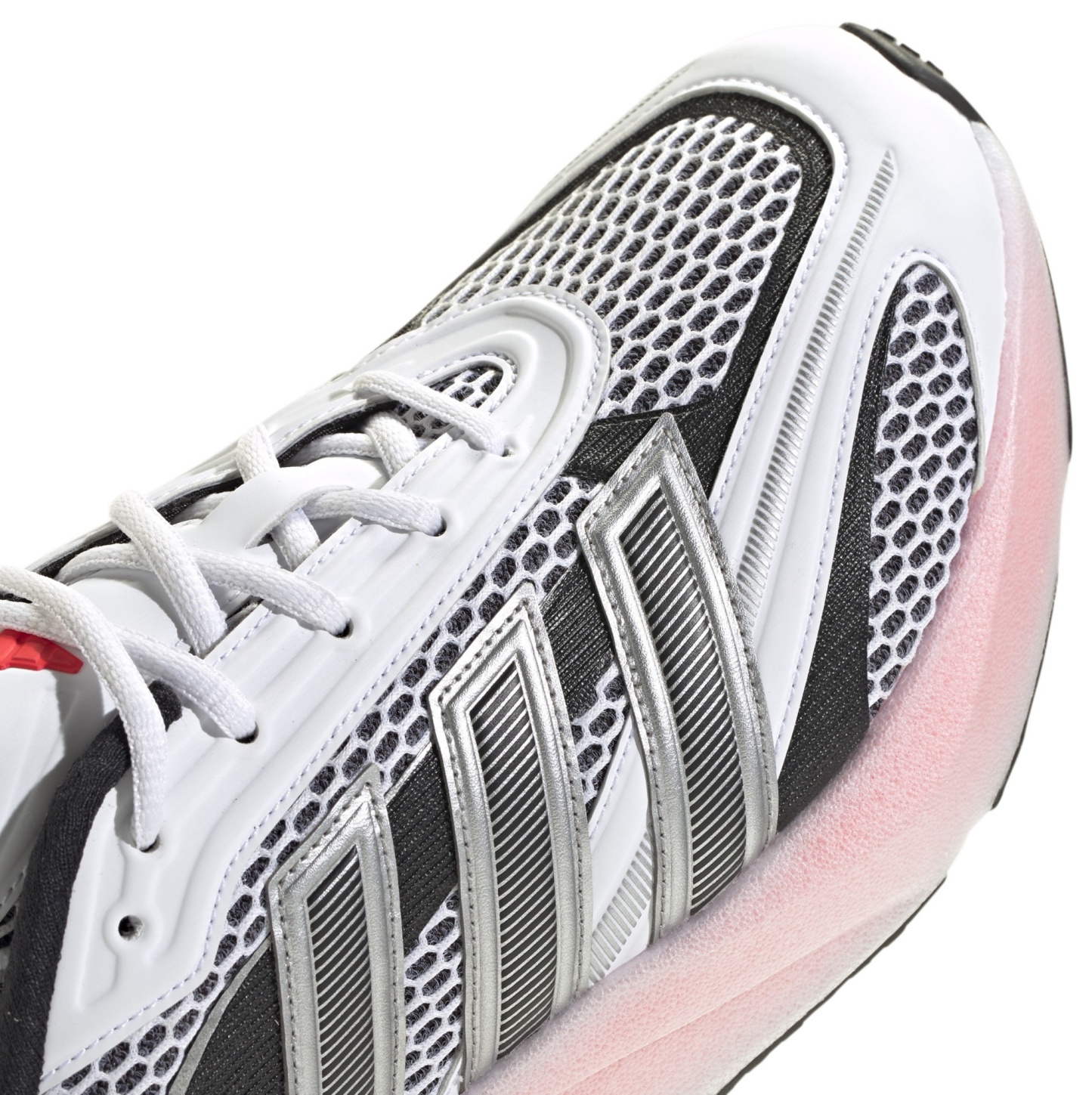 adidas Men's Lightblaze Shoes - White/Black/Lucid Red - View 7