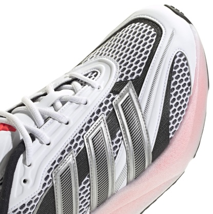 adidas Men's Lightblaze Shoes - White/Black/Lucid Red - View 7