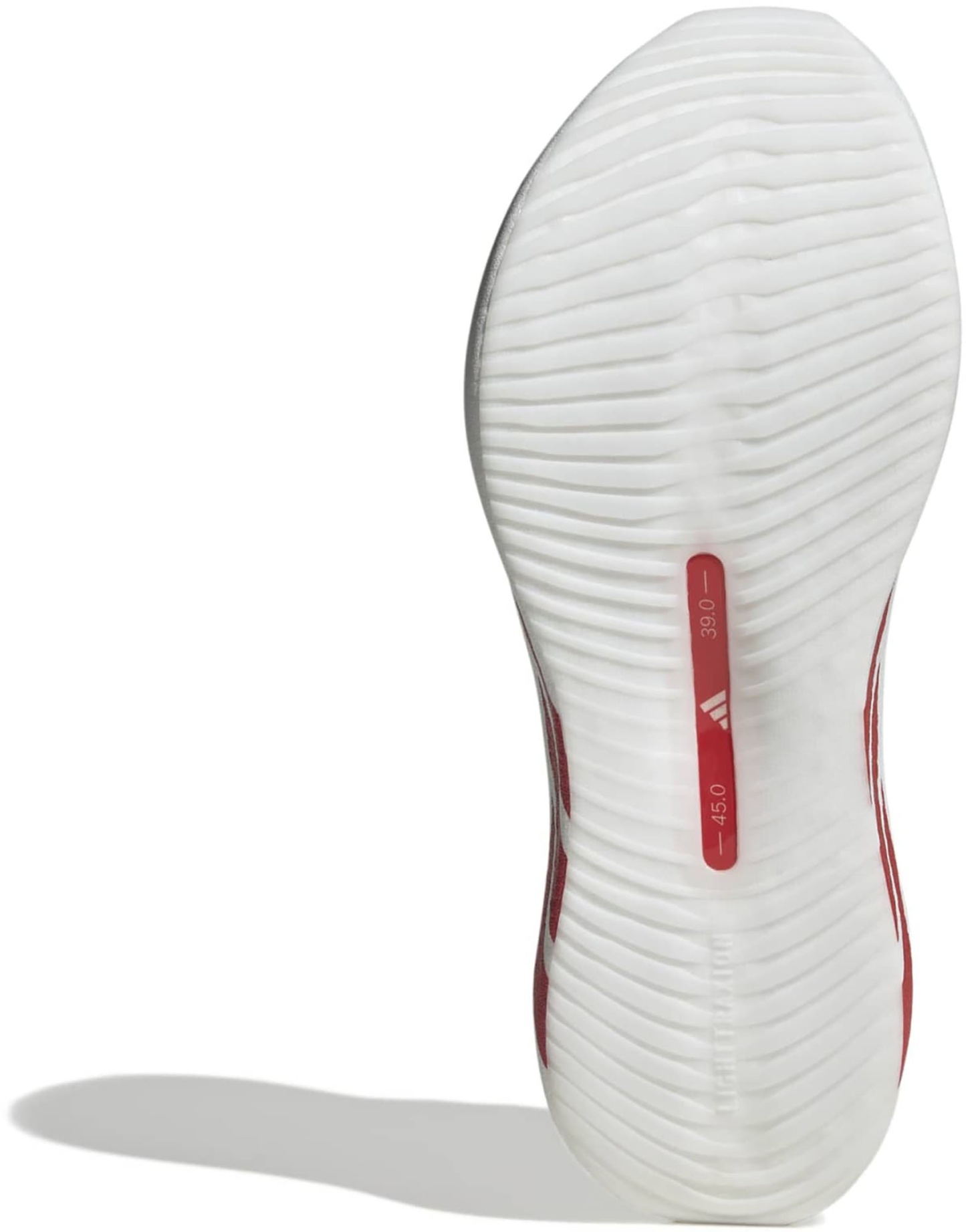 adidas Men's Hyperboost Edge Running Shoes - White/Ruby/Metallic - View 6