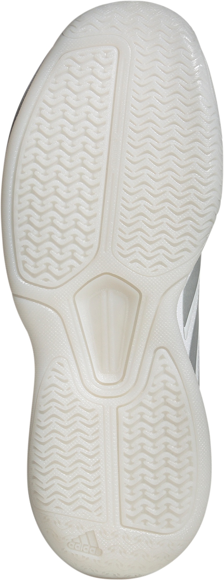 adidas Women's Avaflash Tennis Shoes - White/White/Silver - View 3