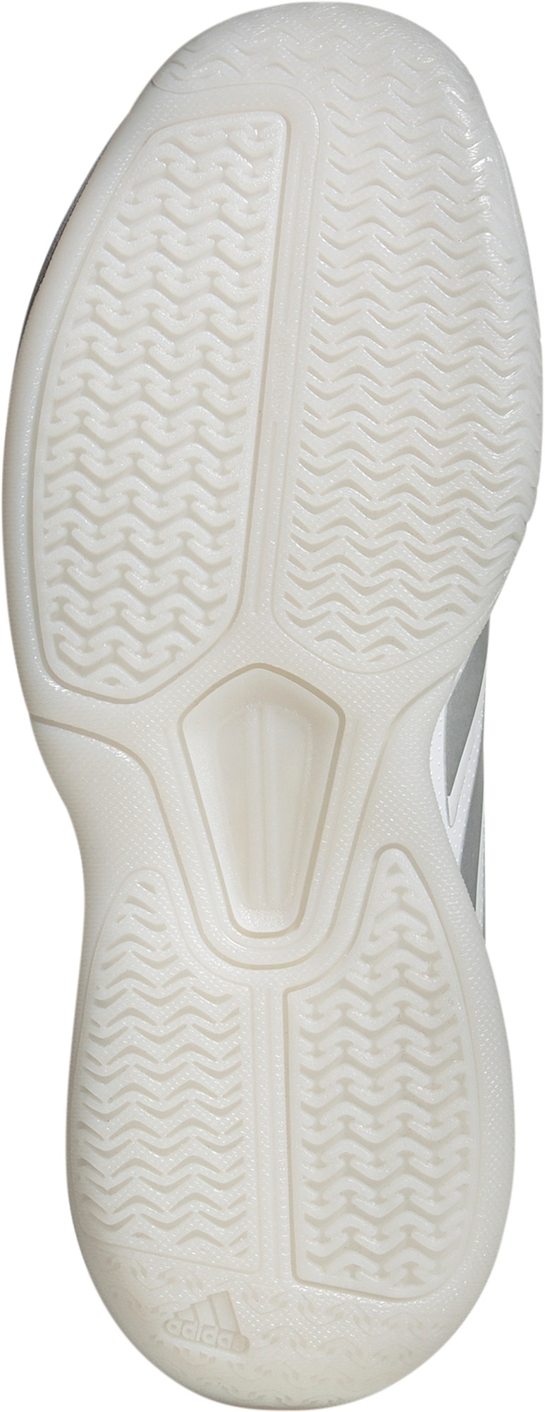 adidas Women's Avaflash Tennis Shoes - White/White/Silver - View 3