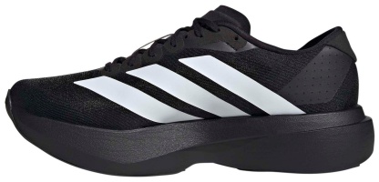adidas Men's Adizero EVO SL Running Shoes - Black/White/Black - View 4