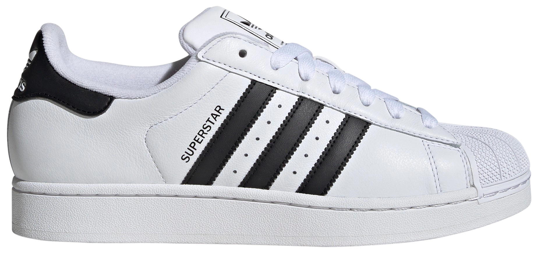adidas Men's Superstar II Shoes - White/Black/White - View 1