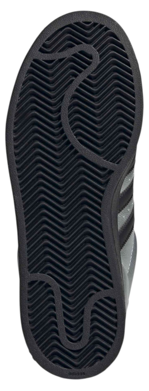 adidas Women's Superstar II Shoes - Silver Met/Core Black/Core Black - View 3