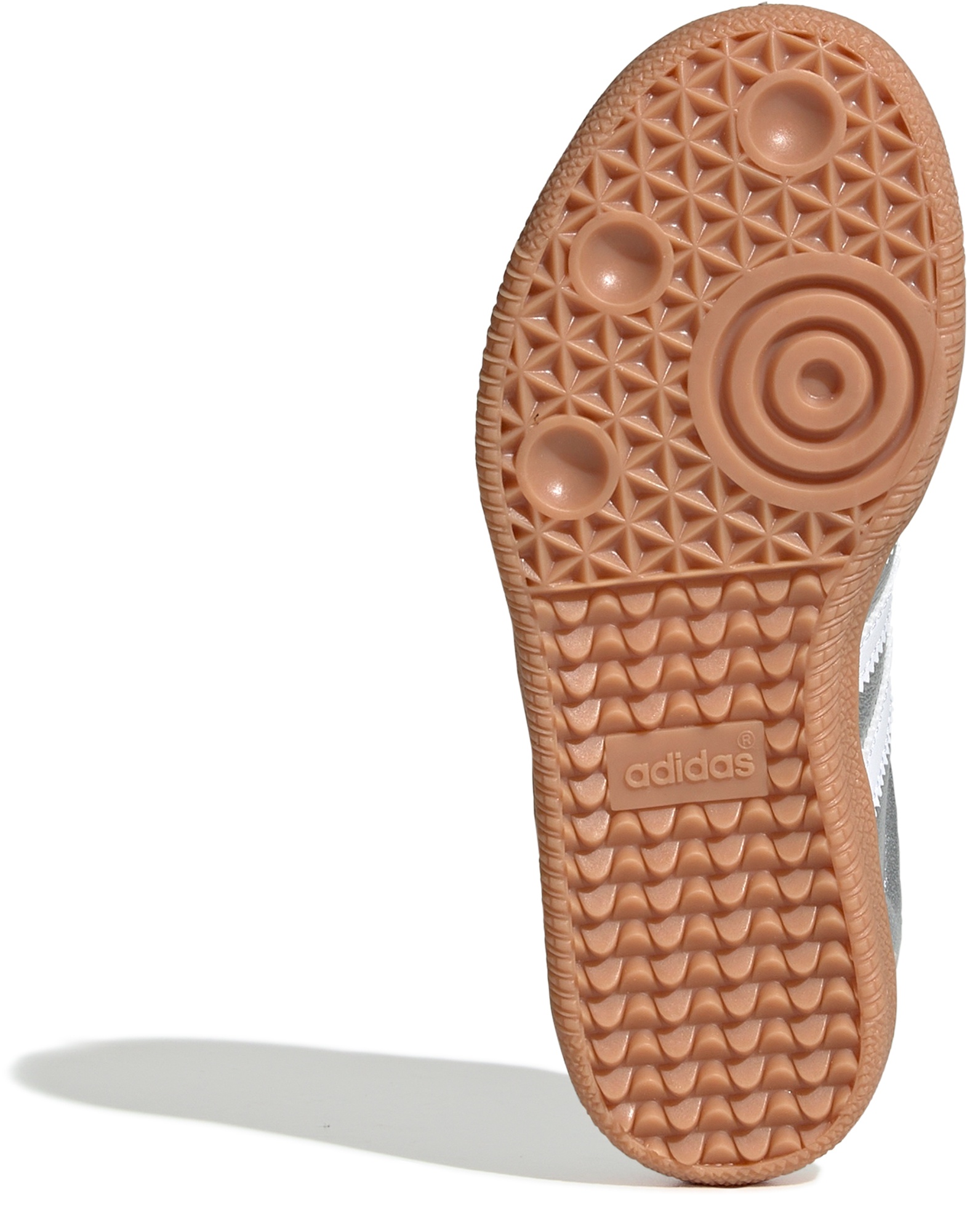 adidas Kids' Preschool Samba OG Shoes - Silver Met/Ftwr White/Gum 3 - View 3