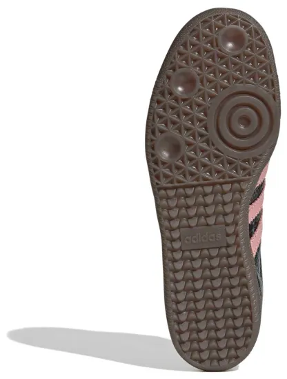 adidas Women's Samba OG Shoes - Snakeskin Rich Green/Wdr Mauve - View 3