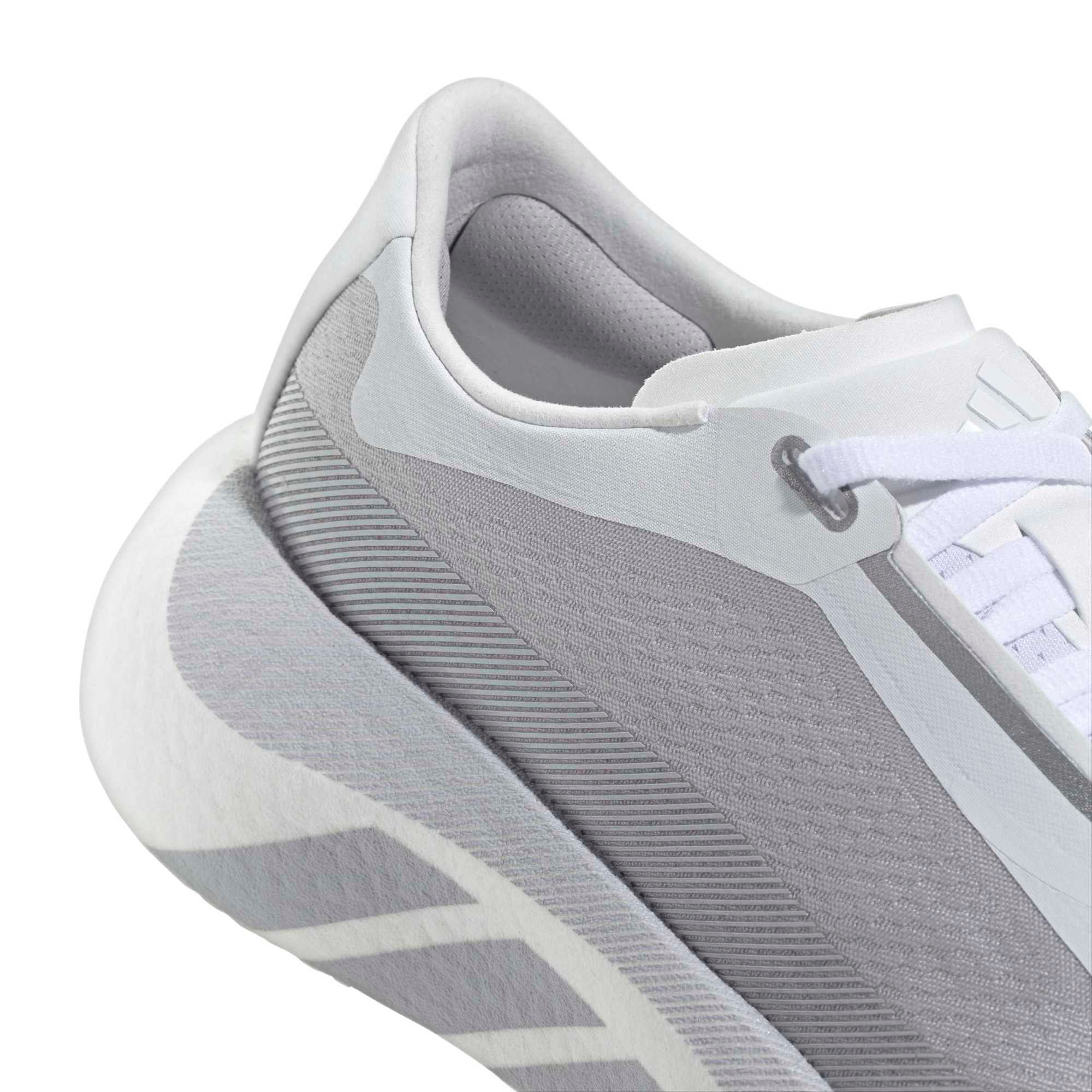 adidas Women's Hyperboost Edge Running Shoes - White/Grey/Silver - View 9