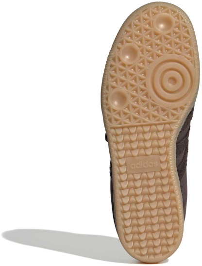 adidas Women's Samba Jane Shoes - Suede/Croc Aurora Coffee - View 3