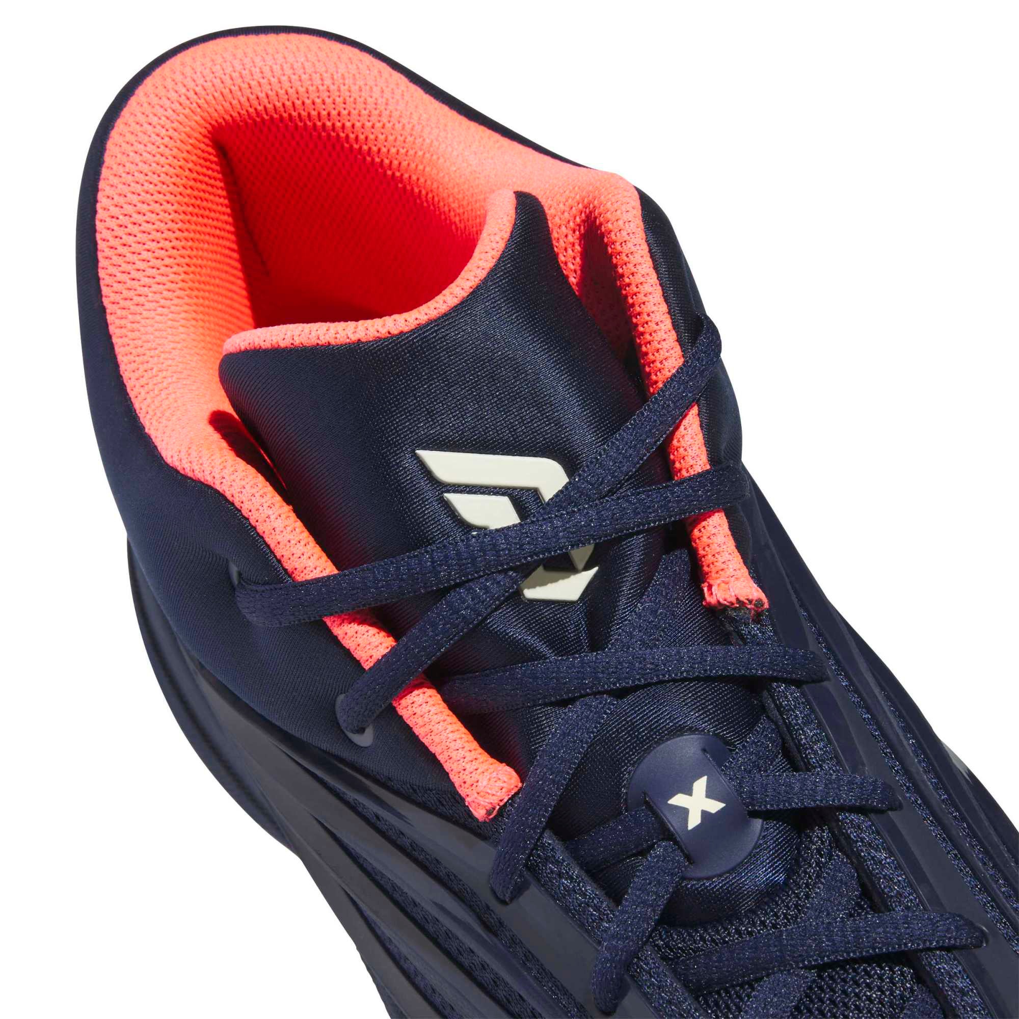 adidas Dame X ‘Lion's Den' Basketball Shoes - Night Indigo/Warm Vanilla/Solar Turbo - View 7