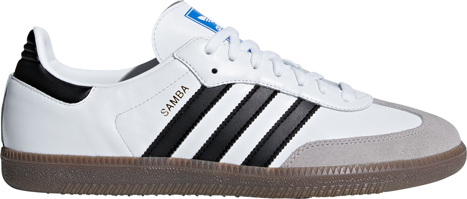 adidas Samba OG Shoes - White/Black/White - View 1
