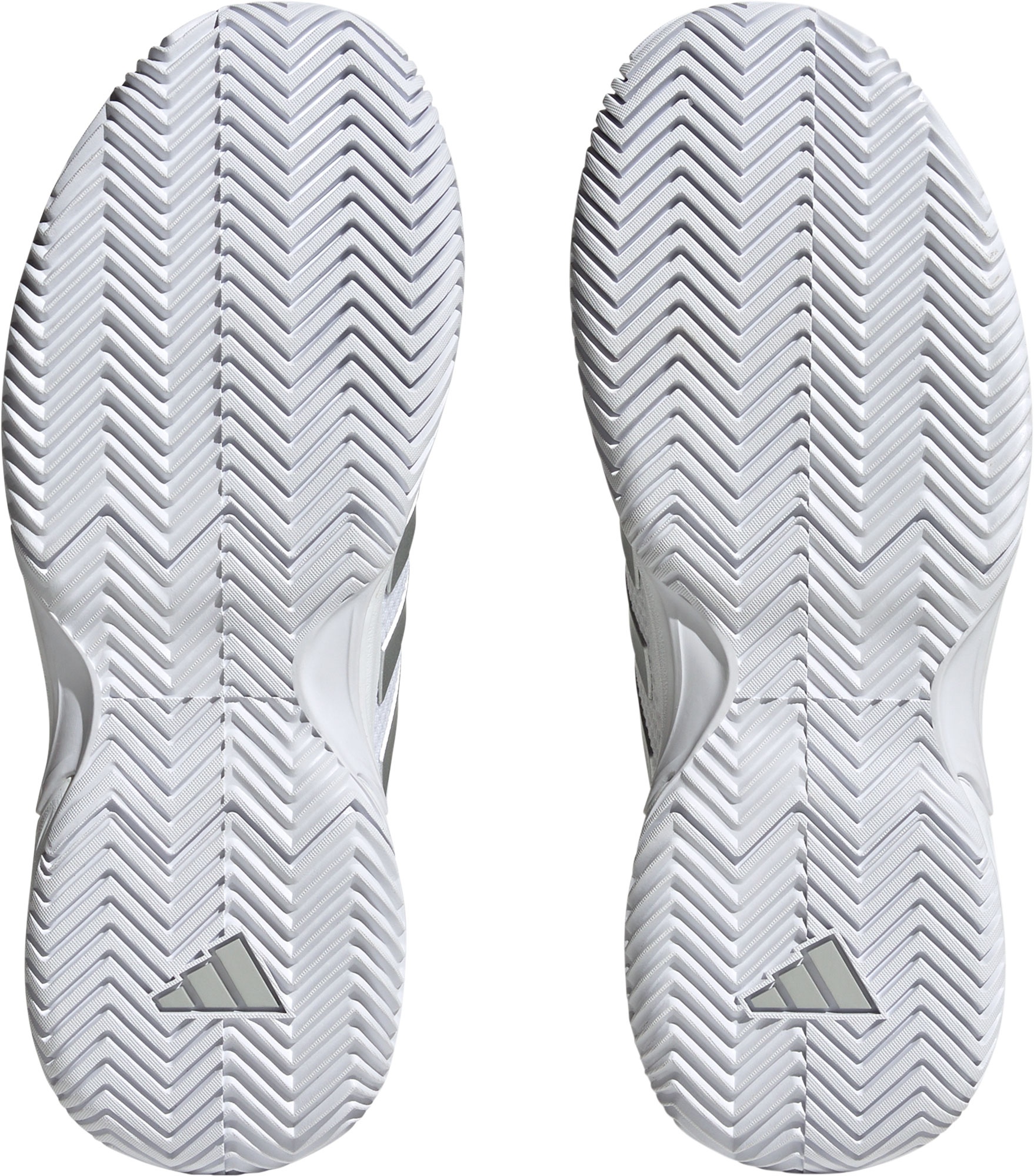 adidas Women's GameCourt 2 Tennis Shoes - White/Silver - View 2