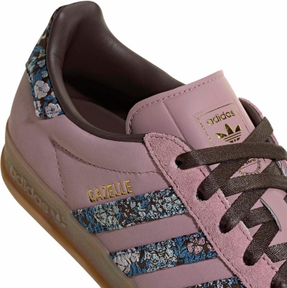 adidas Gazelle Indoor x Liberty London Lifestyle Shoes - Magic Mauve/Aurora Coffee - View 8