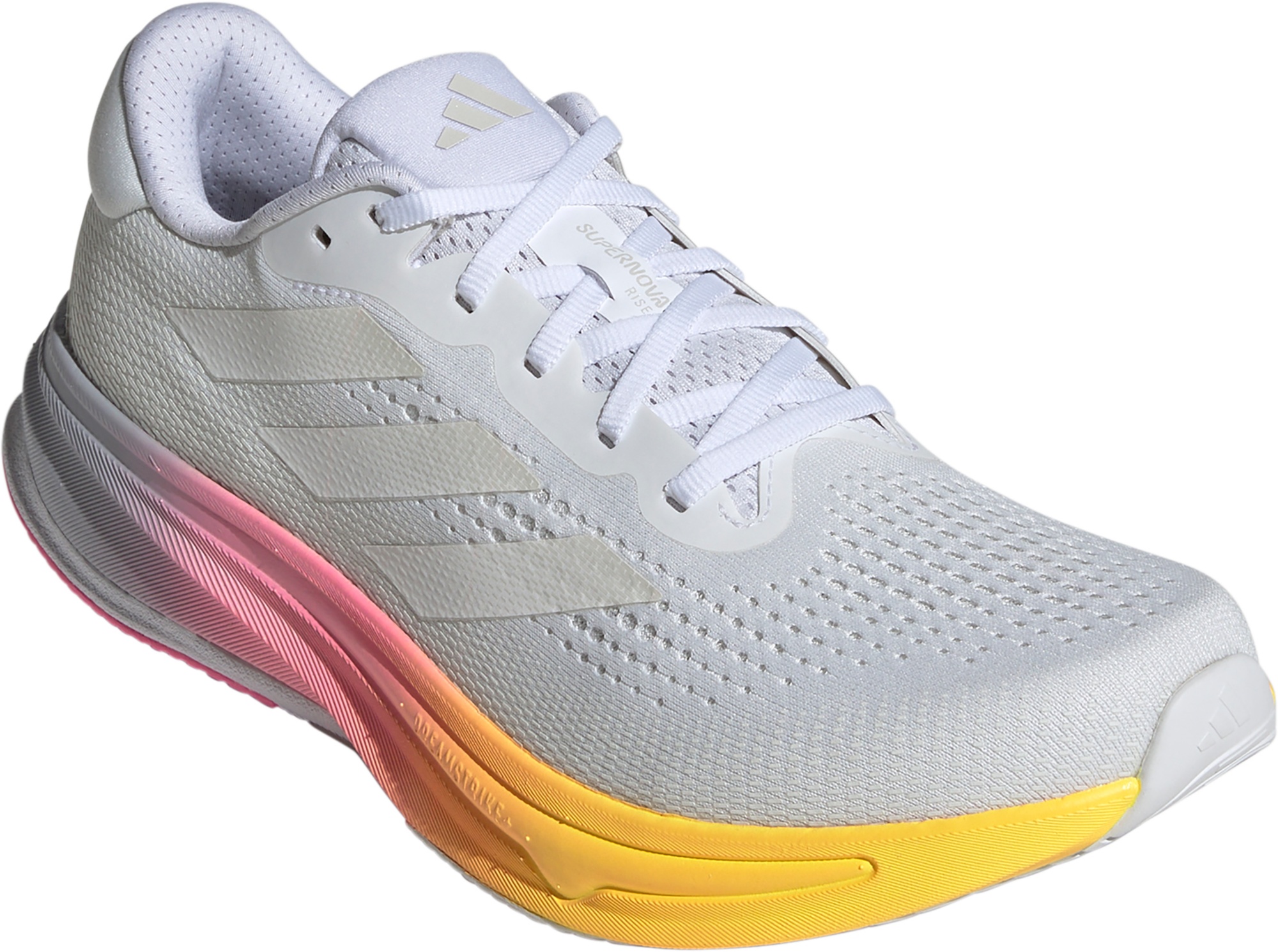 adidas Men's Supernova Rise Running Shoes - White/Pink - View 5