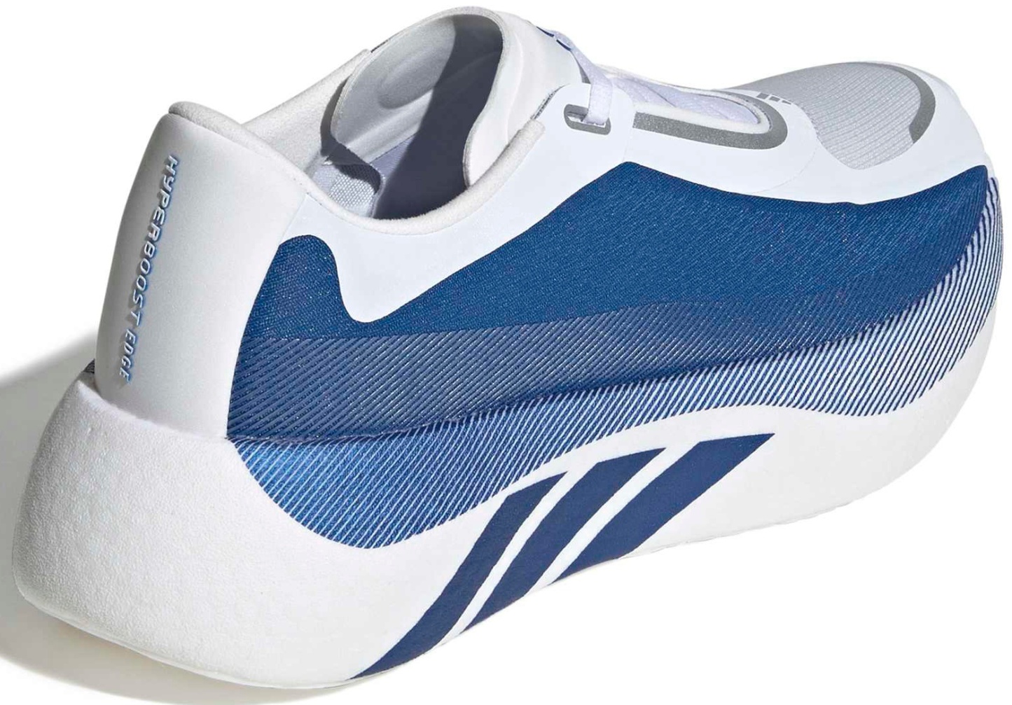 adidas Women's Hyperboost Edge Running Shoes - White/Blue - View 7