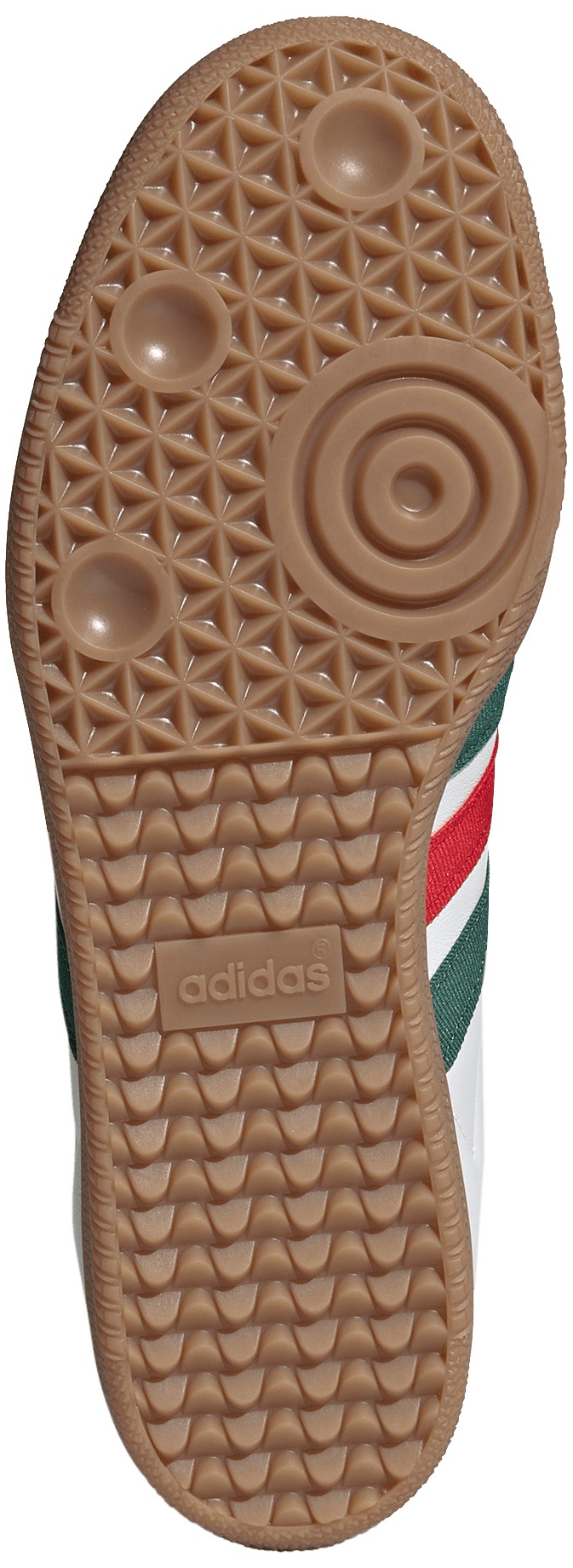adidas FIFA World Cup Samba OG Shoes - Ftwr White/Better Scarlet/Team Dark Green - View 3