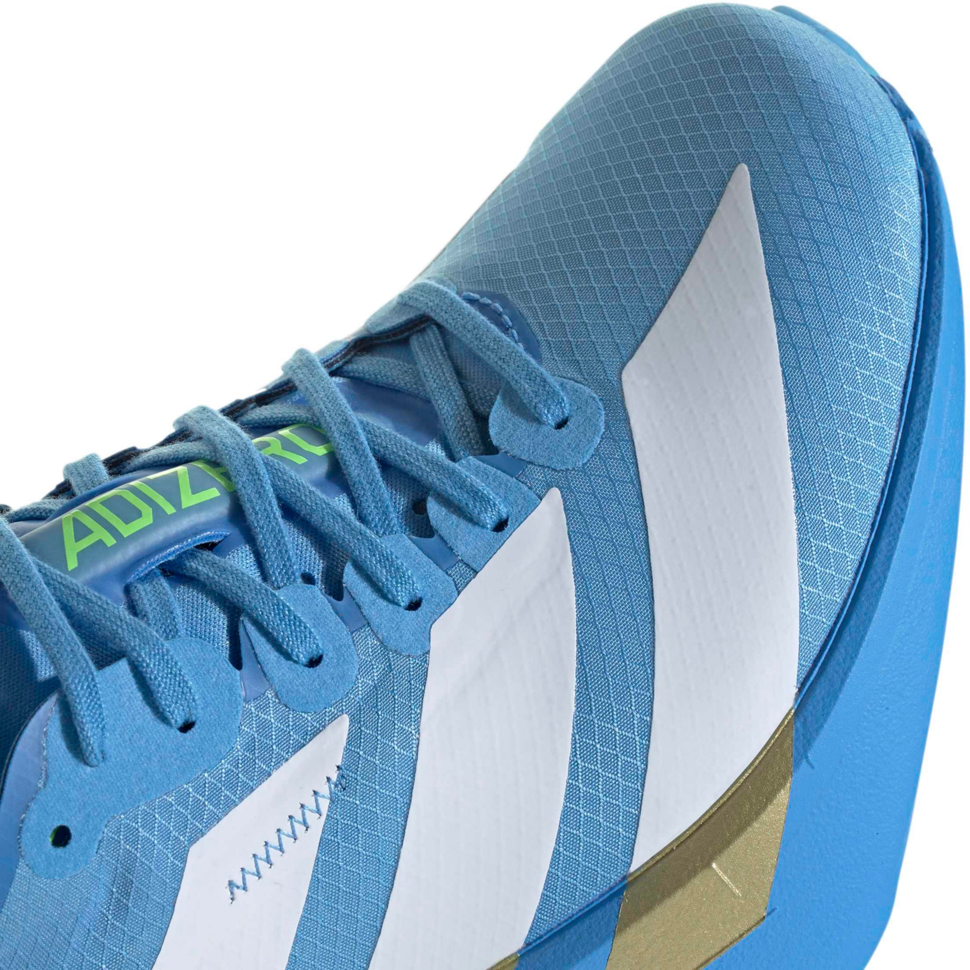 adidas Women's Adizero Adios Pro 4 Running Shoes - White/White/Lime Burst - View 7