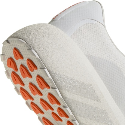 adidas Men's Hyperboost GTX Shoes - Crystal White/Orbit Grey/Orange - View 8