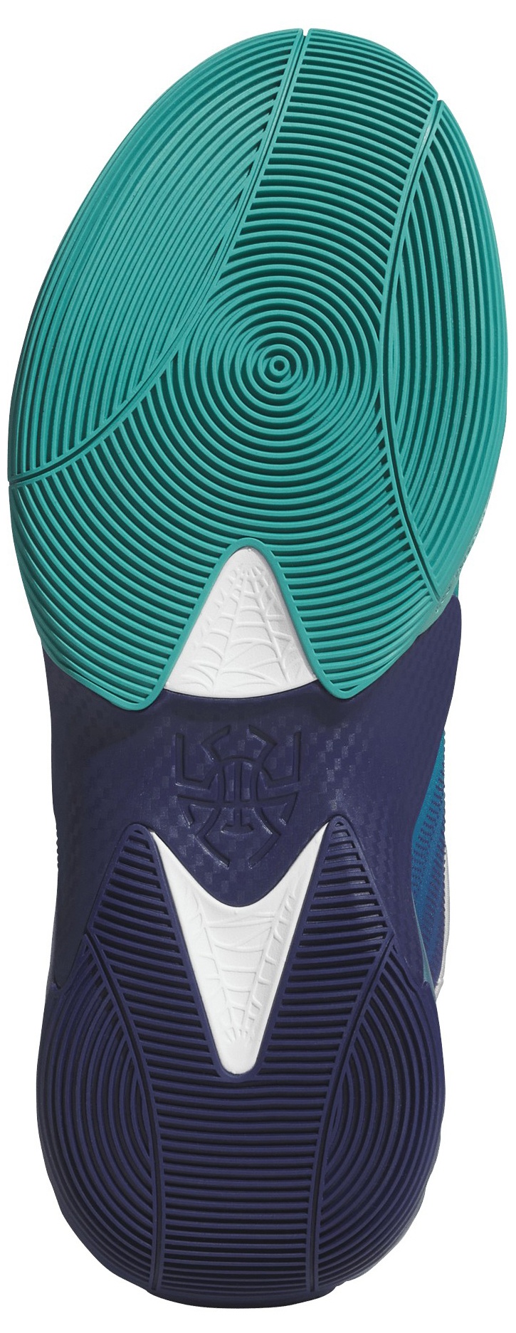 adidas D.O.N. Issue #7 'Pure Teal' Basketball Shoes - White/Blue/Green - View 3