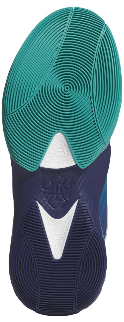 adidas D.O.N. Issue #7 'Pure Teal' Basketball Shoes - White/Blue/Green - View 3