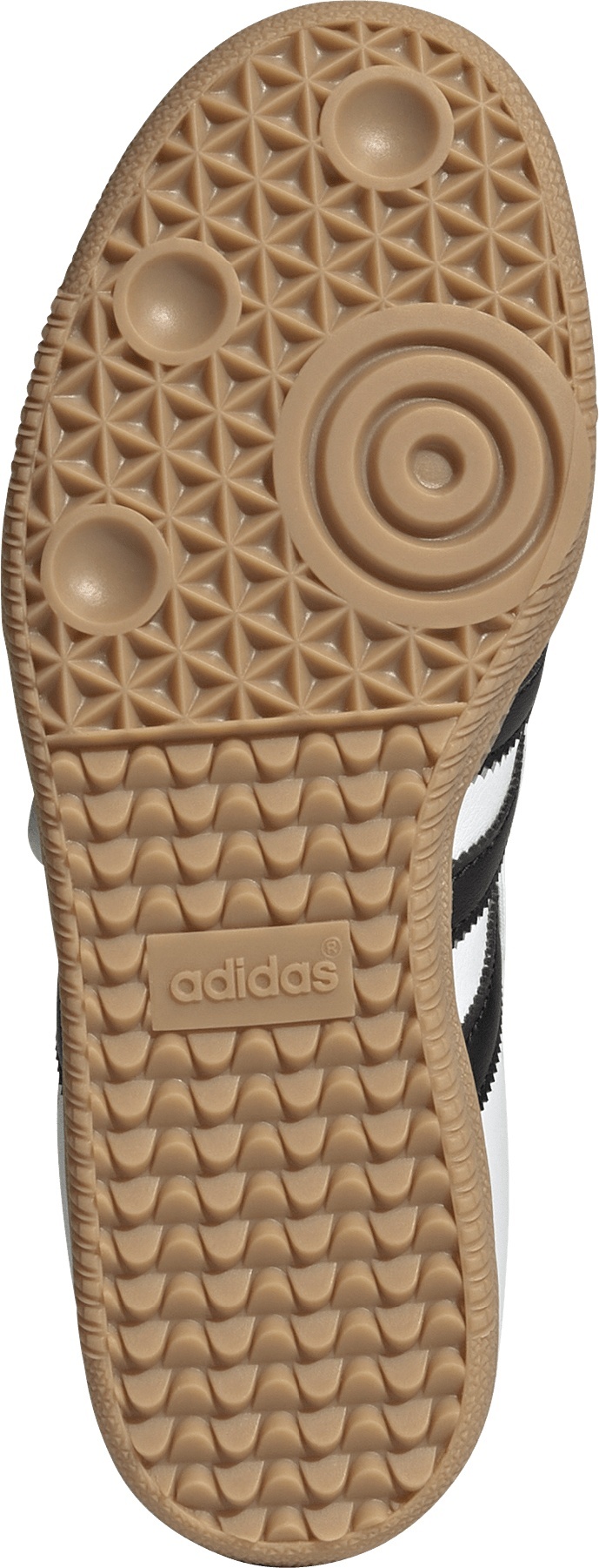 adidas Kids' Grade School Samba Jane Shoes - Ftwr White/Alumina/Gum 3 - View 3
