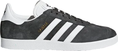 adidas Originals Gazelle Shoes - Grey/White - View 1