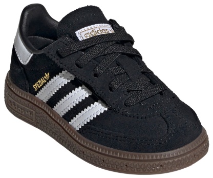 adidas Toddler Handball Spezial Comfort Closure Elastic Lace Shoes - Black/White/Gum - View 6