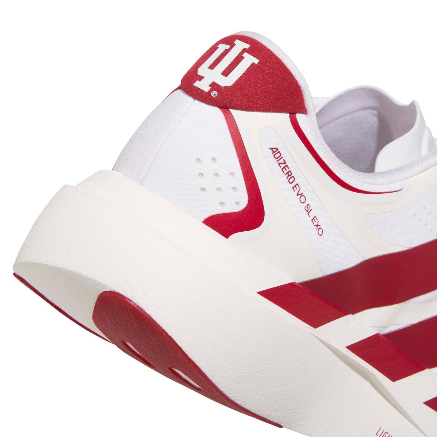 adidas Men's Adizero EVO SL EXO Indiana Running Shoes - Ftwr White/Team Victory Red/Team Victory Red - View 2