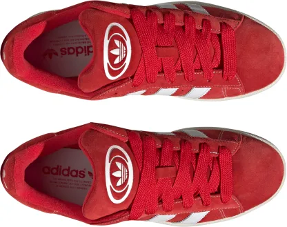 adidas Men's Campus 00s Shoes - Red/White - View 4