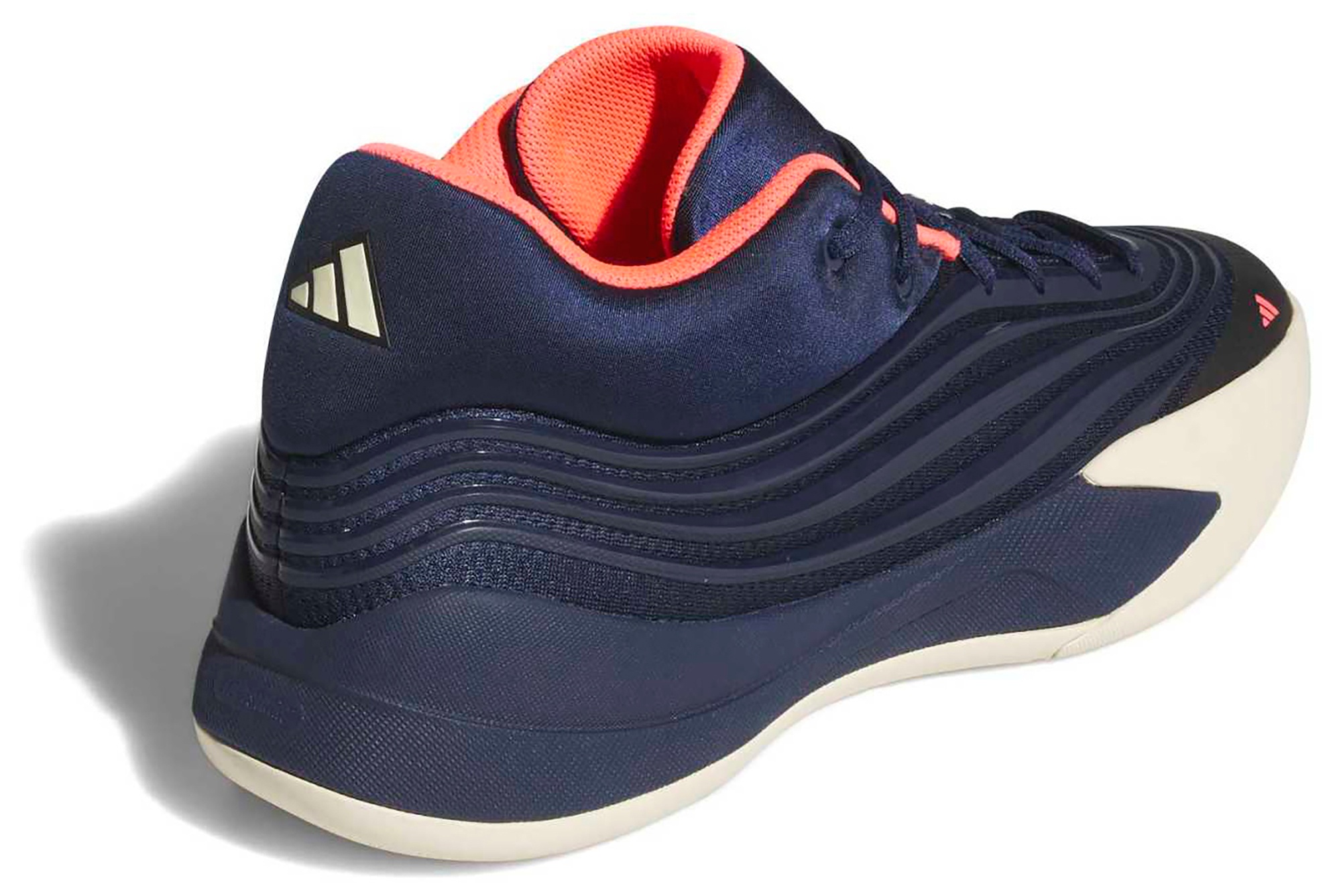 adidas Dame X ‘Lion's Den' Basketball Shoes - Night Indigo/Warm Vanilla/Solar Turbo - View 4