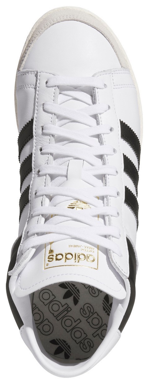 adidas Adult Jabbar Hi Shoes - Ftwr White/Core Black/Off White - View 2