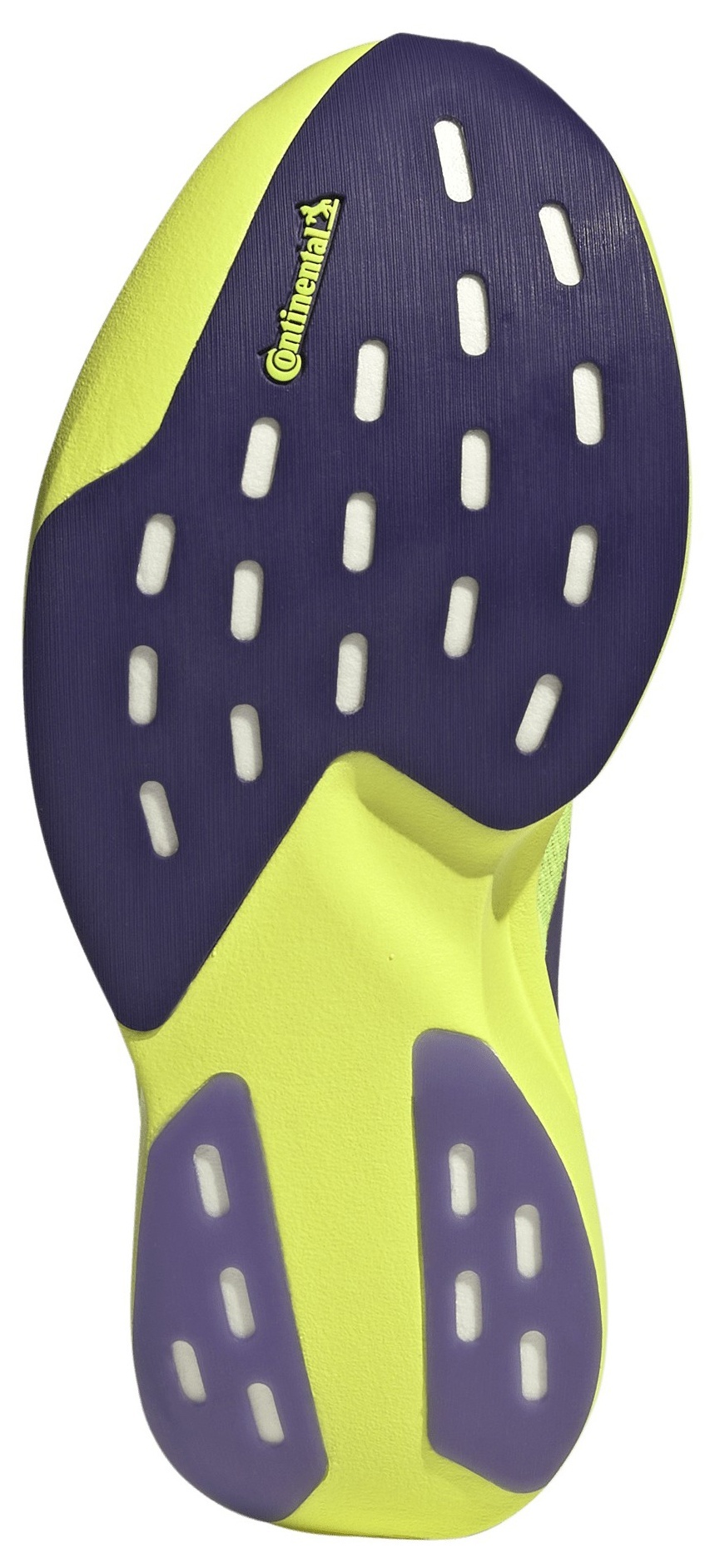 adidas Kids' Grade School adizero EVO SL Shoes - Solar Yellow/Collegiate Purple/Black - View 3