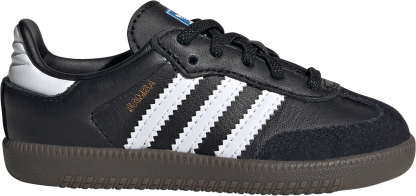 adidas Toddler Samba OG Shoes - Black/White/Gold - View 1