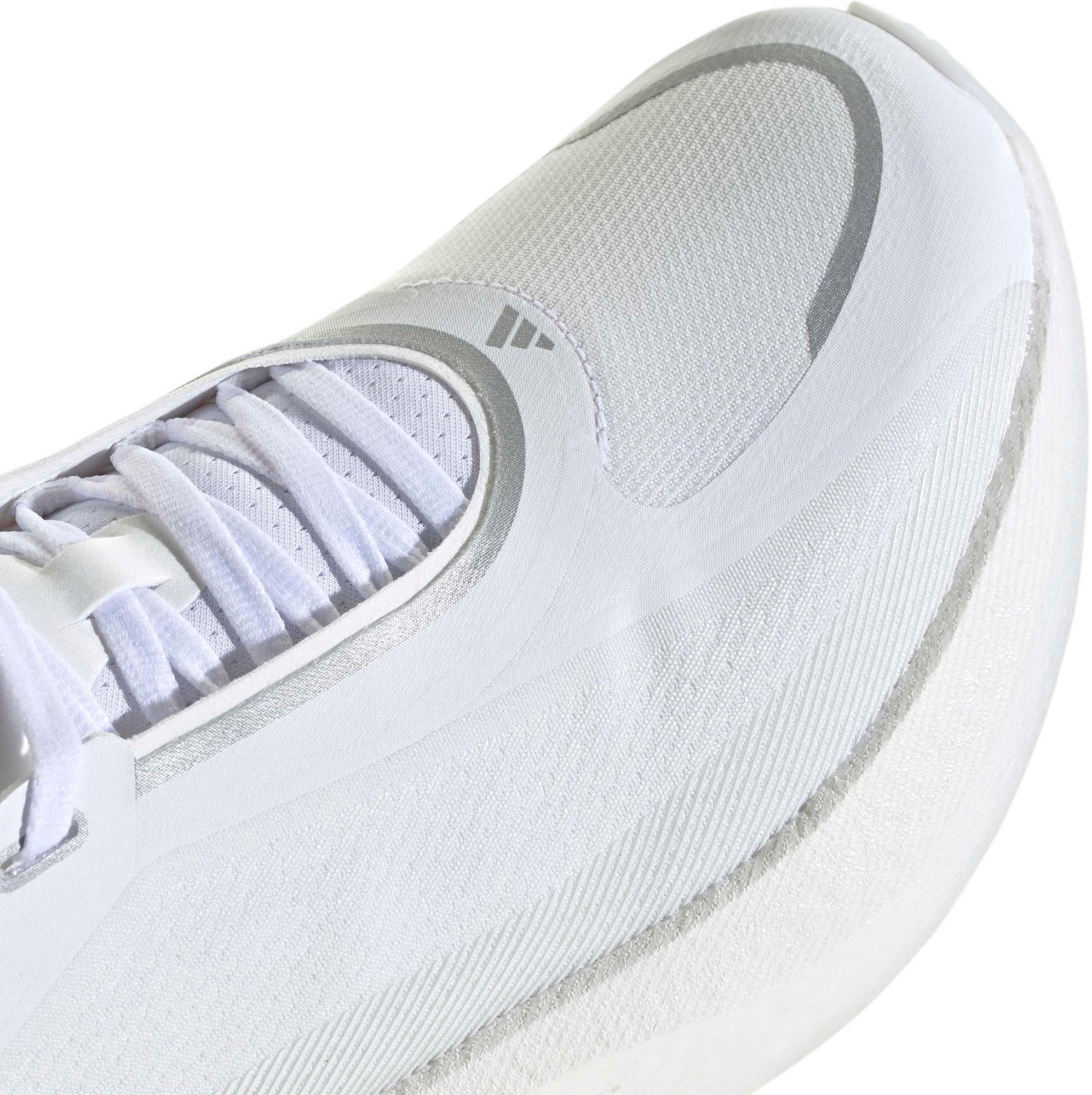 adidas Men's Hyperboost Edge Running Shoes - White/Silver Mtllc/Zero - View 9