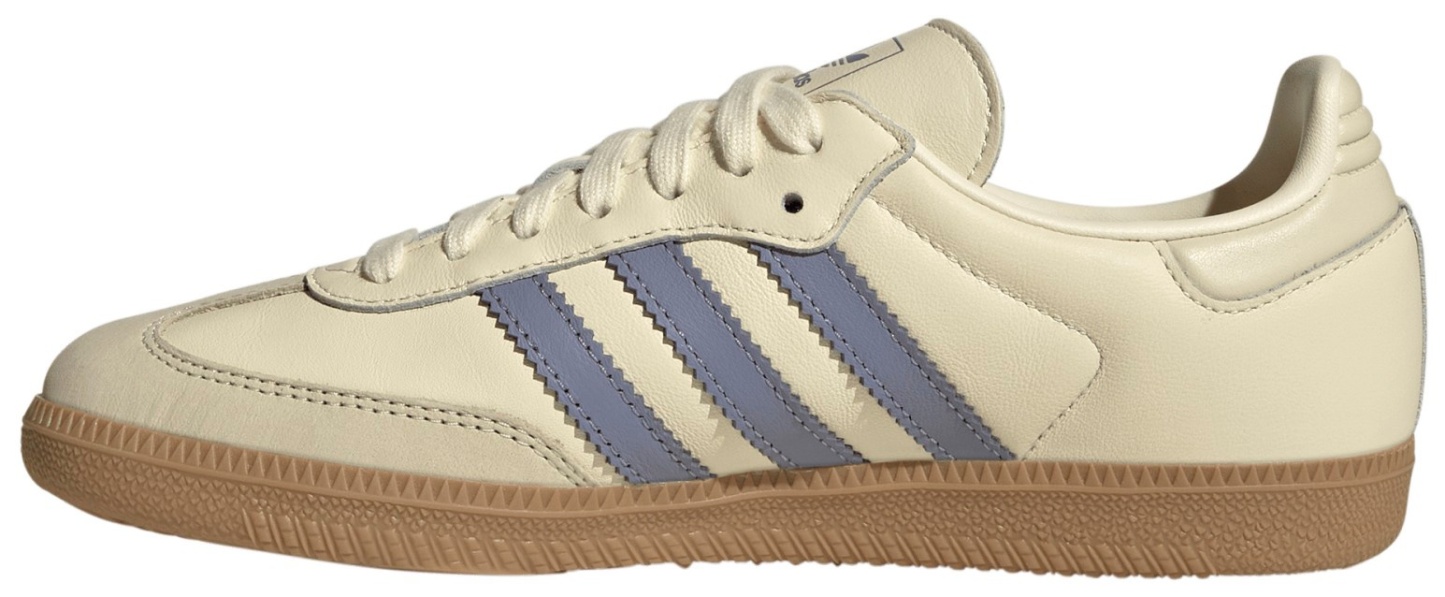 adidas Women's Samba OG Shoes - Cream/Silver - View 4