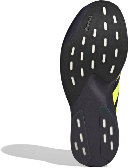 adidas Men's Adizero EVO SL EXO Running Shoes - Night Grey/Solar Yellow/Grey - View 3