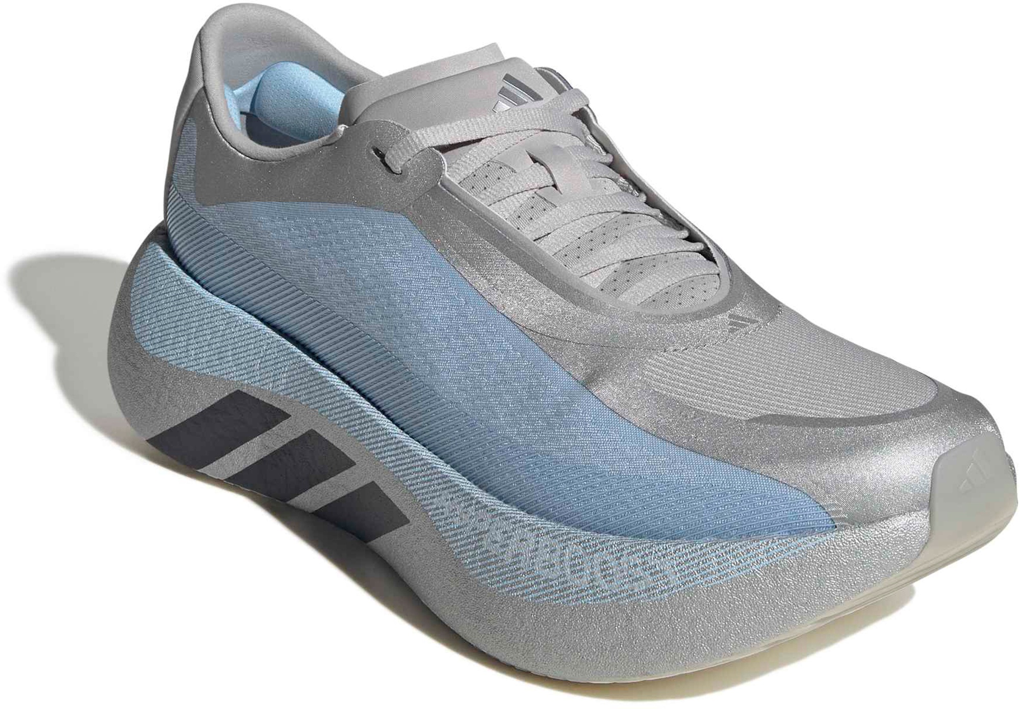 adidas Men's Hyperboost Edge Running Shoes - Grey/Carbon/Clear Sky - View 6