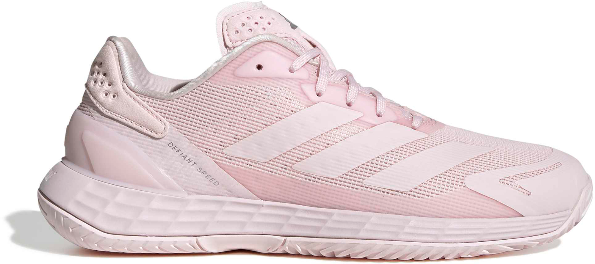 adidas Women's Defiant Speed 2 Tennis Shoes - Distilled Pink/Distilled Pink/Ftwr White - View 1