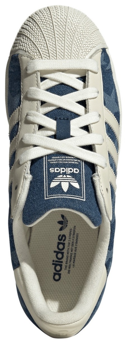 adidas Women's Superstar II Shoes - Night Marine/Off White/Night Marine - View 2