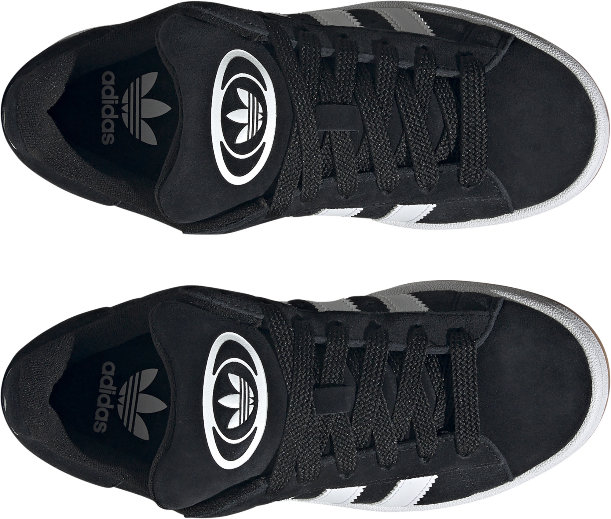adidas Kids' Grade School Campus 00s Shoes - Black/White/White - View 4