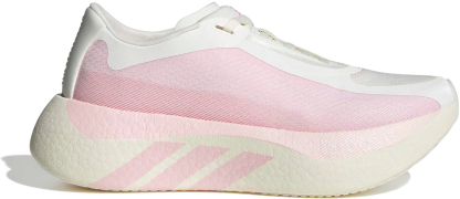 adidas Women's Hyperboost Edge Running Shoes - White/Pink - View 1