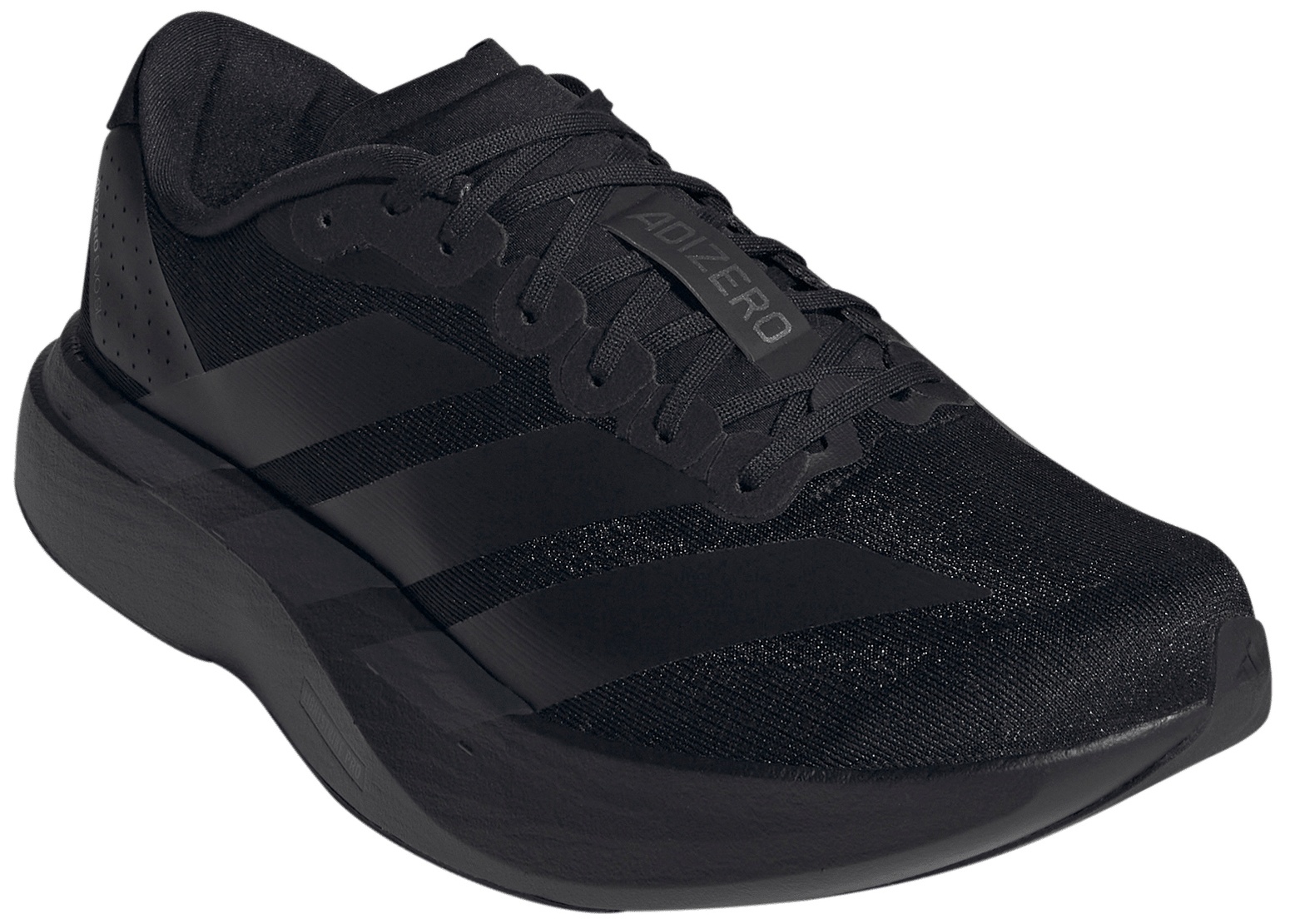 adidas Men's Adizero EVO SL Running Shoes - Black/Black - View 5
