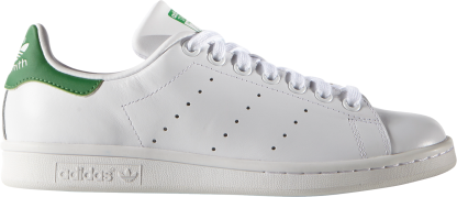 adidas Originals Women's Stan Smith Shoes - White/Green - View 1