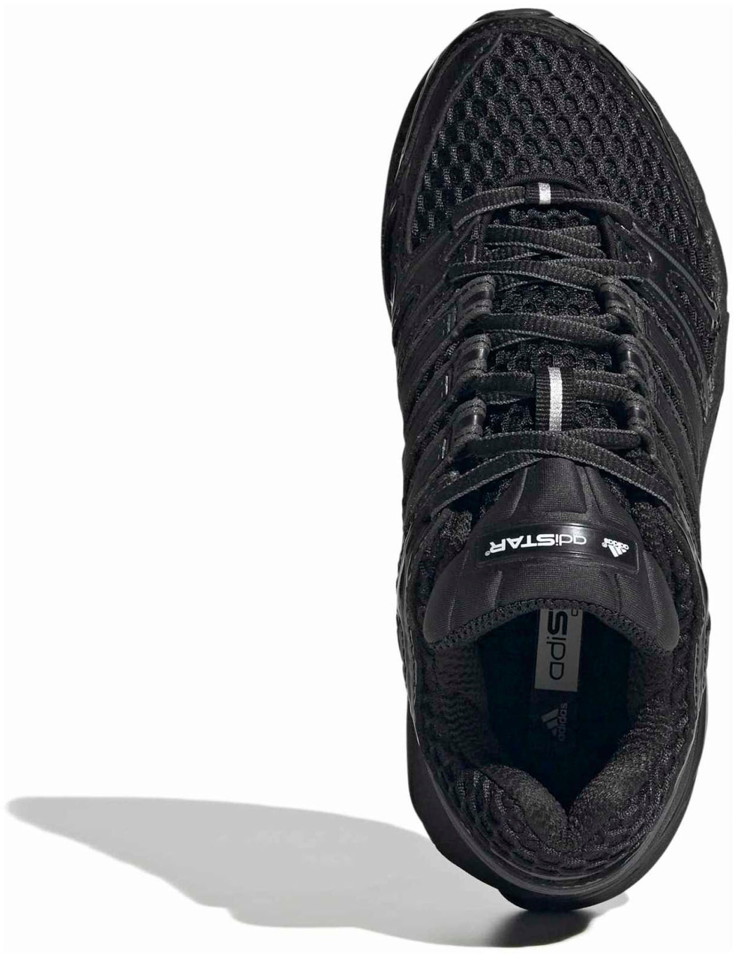 adidas Kids' Grade School AdiStar Control 5 Shoes - Core Black/Carbon/Grey Five - View 2