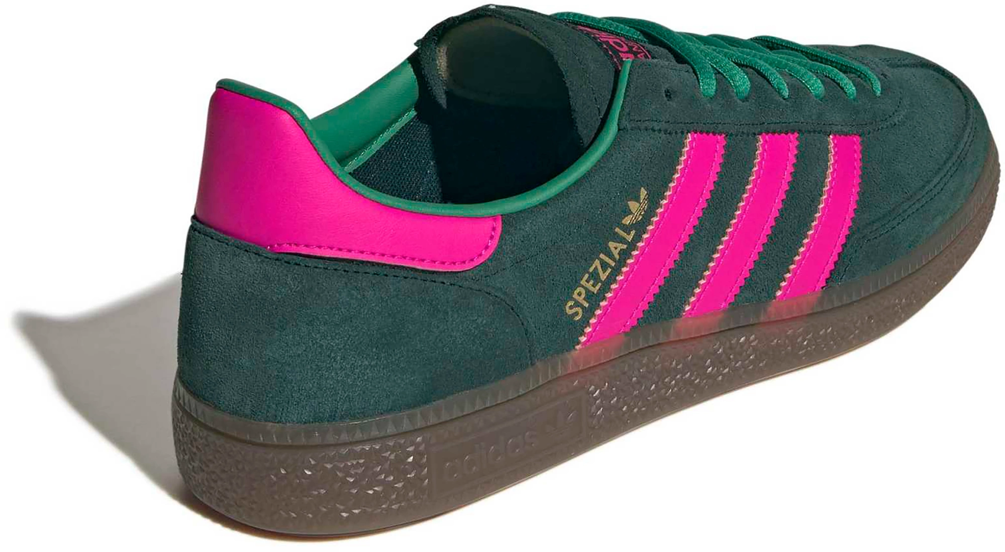 adidas Men's Handball Spezial Shoes - Aurora Ivy/Shock Pink/Gum - View 8