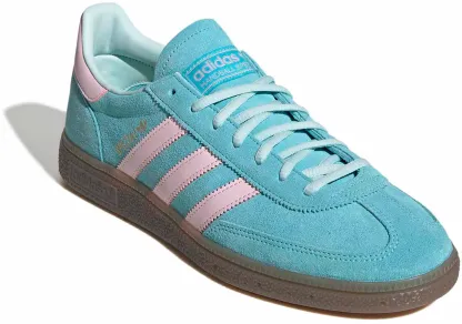adidas Men's Handball Spezial Shoes - Pulse Aqua/Clear Pink/Gum - View 6