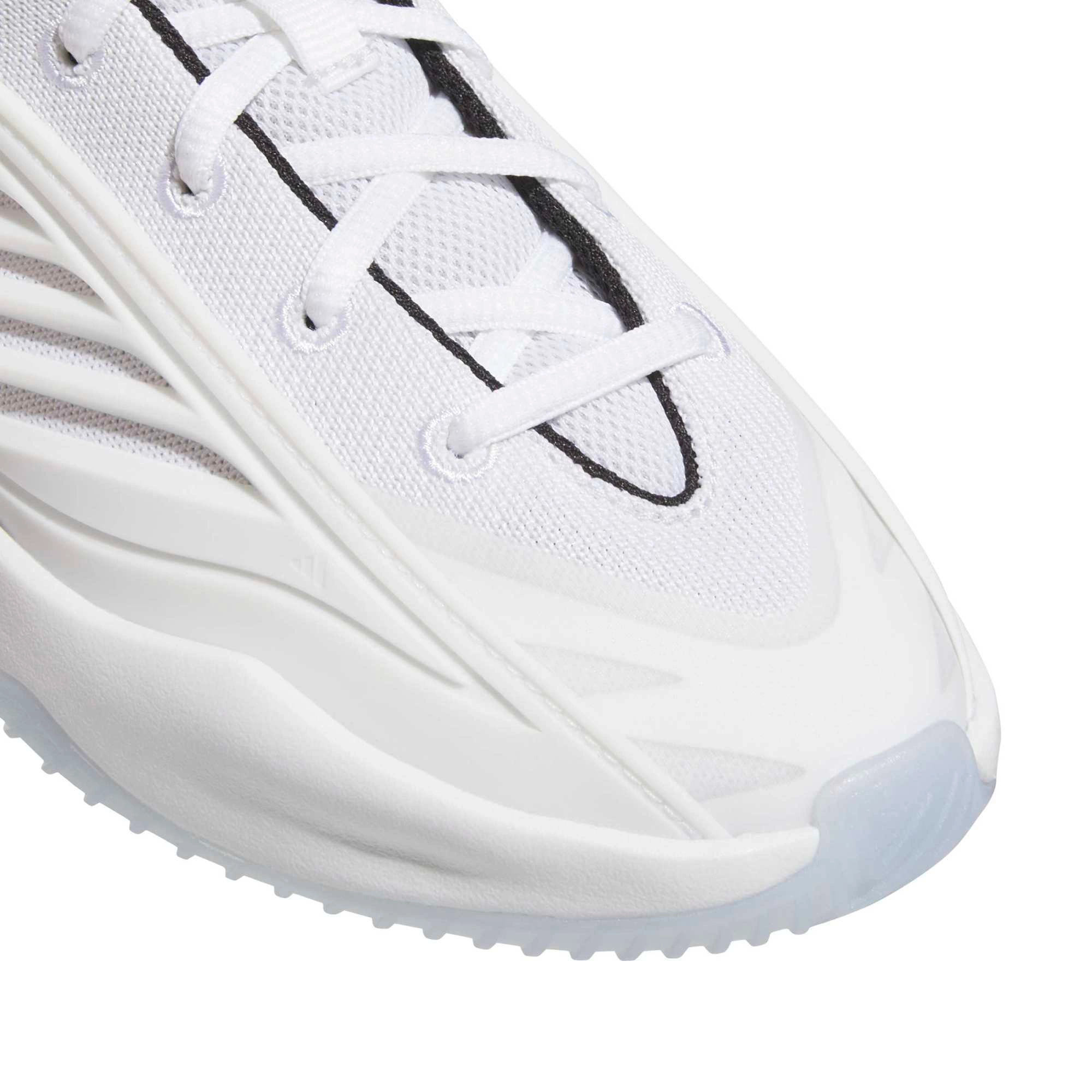 adidas Kids' Grade School Believe That. 1 Basketball Shoes - Ftwr White/Core Black/Ftwr White - View 8
