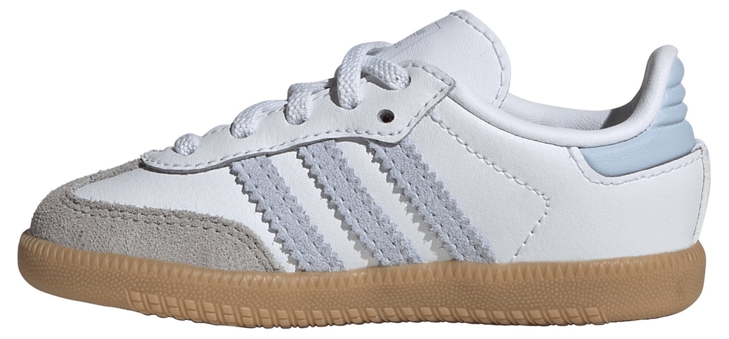 adidas Toddler Samba OG Shoes - White/Sky/Gum - View 4