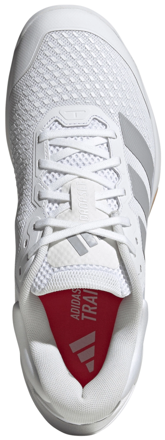 adidas Men's Dropset 4 Training Shoes - Ftwr White/Halo Silver/Ftwr White - View 4
