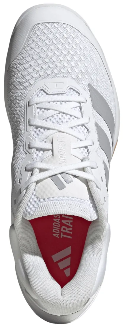 adidas Men's Dropset 4 Training Shoes - Ftwr White/Halo Silver/Ftwr White - View 4